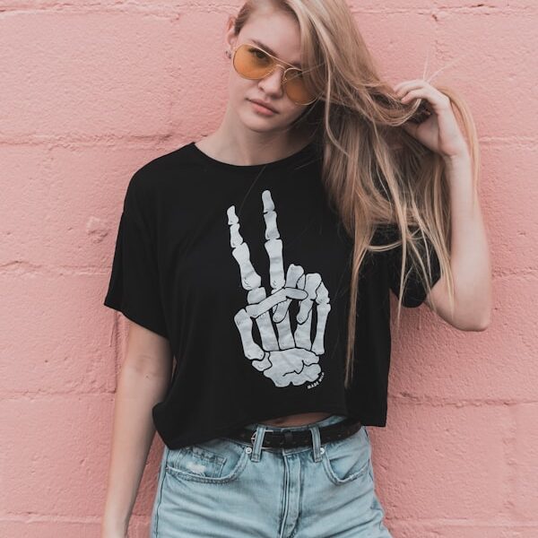 Top punto mercerizado