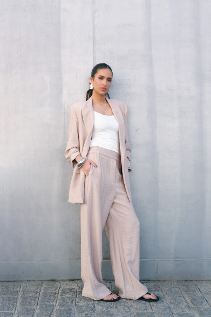 Conjunto lino beige Conjunto lino beige